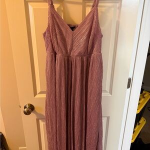 Torrid Shimmering Mauve Maxi Dress